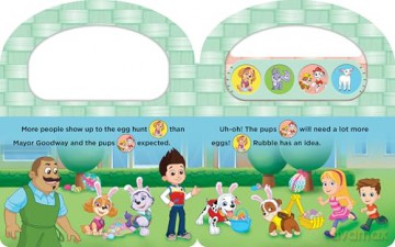 Nickelodeon Paw Patrol Chase, Marshall, Skye and More! - Easter Pups! Sound Book - Perfect Easter Basket Stuffer - PI Kids - PI Kids [KSIĄŻKA]