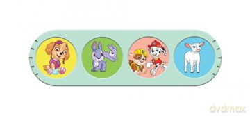 Nickelodeon Paw Patrol Chase, Marshall, Skye and More! - Easter Pups! Sound Book - Perfect Easter Basket Stuffer - PI Kids - PI Kids [KSIĄŻKA]