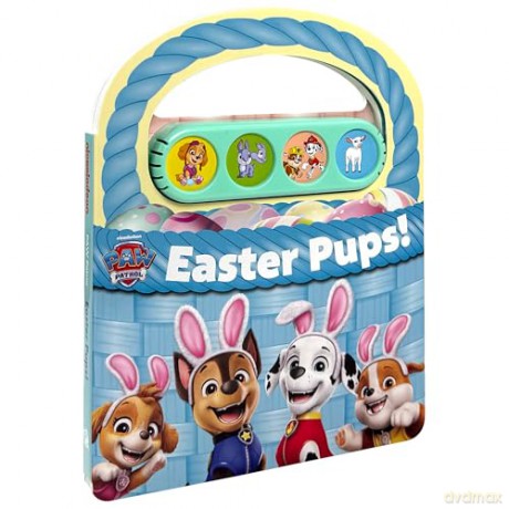 Nickelodeon Paw Patrol Chase, Marshall, Skye and More! - Easter Pups! Sound Book - Perfect Easter Basket Stuffer - PI Kids - PI Kids [KSIĄŻKA]