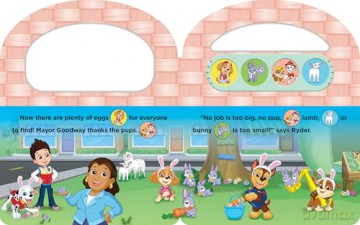 Nickelodeon Paw Patrol Chase, Marshall, Skye and More! - Easter Pups! Sound Book - Perfect Easter Basket Stuffer - PI Kids - PI Kids [KSIĄŻKA]