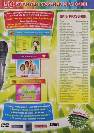 Karaoke dla dzieci: Przebojowe dzieciaki + mikrofon [GRA PC]