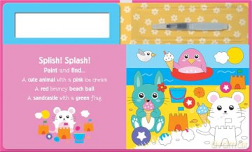 Search and Find Cute (Water Painting Search and Find) - Georgie Taylor [KSIĄŻKA]
