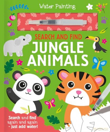 Search and Find Jungle Animals (Water Painting Search and Find) - Georgie Taylor [KSIĄŻKA]
