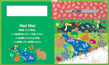 Search and Find Jungle Animals (Water Painting Search and Find) - Georgie Taylor [KSIĄŻKA]