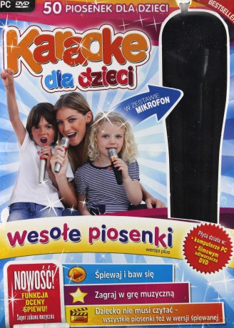 Karaoke dla dzieci: Wesołe piosenki (wer. Plus) + mikrofon [GRA PC]