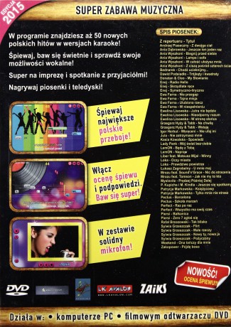 Karaoke: Polskie przeboje edycja 2015 + mikrofon [GRA PC]