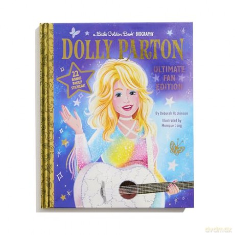 Dolly Parton Ultimate Fan Edition Little Golden Book Biography: 22 Bonus Pages! Stickers! (Little Golden Book Biographies) - Monique Dong [KSIĄŻKA]