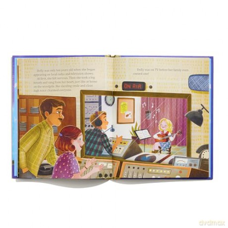 Dolly Parton Ultimate Fan Edition Little Golden Book Biography: 22 Bonus Pages! Stickers! (Little Golden Book Biographies) - Monique Dong [KSIĄŻKA]
