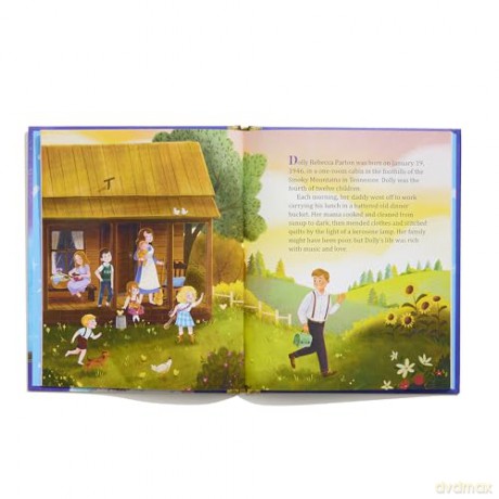 Dolly Parton Ultimate Fan Edition Little Golden Book Biography: 22 Bonus Pages! Stickers! (Little Golden Book Biographies) - Monique Dong [KSIĄŻKA]