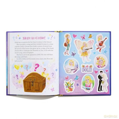 Dolly Parton Ultimate Fan Edition Little Golden Book Biography: 22 Bonus Pages! Stickers! (Little Golden Book Biographies) - Monique Dong [KSIĄŻKA]