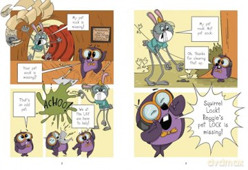 Squirrel Lock Holmes #1: The Pet Rock Mystery: (A Graphic Novel) - Ashley Belote [KSIĄŻKA]