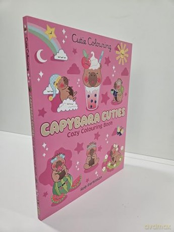 Capybara Cuties Colouring Book: The Relaxing Colouring Book Full of Adorable Capybara Characters [KSIĄŻKA]