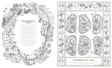 Into the Fungarium: A Spellbinding Coloring Book of Fantastical Fungi - Anna Tromop [KSIĄŻKA]