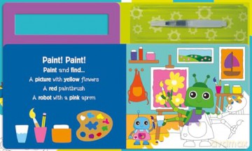 Search and Find Robots (Water Painting Search and Find) - Georgie Taylor [KSIĄŻKA]