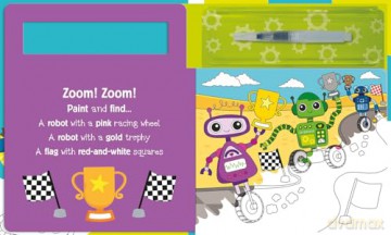 Search and Find Robots (Water Painting Search and Find) - Georgie Taylor [KSIĄŻKA]