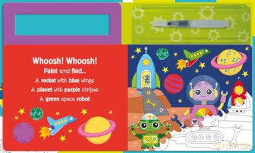 Search and Find Robots (Water Painting Search and Find) - Georgie Taylor [KSIĄŻKA]
