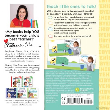 I Can Say Bye-Bye! (My First Learn-to-Talk Books) - Stephanie Cohen [KSIĄŻKA]