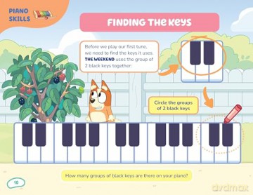 Bluey: First Ever Piano Book - Bluey [KSIĄŻKA]