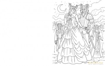Romantasy Colouring Book - Hodder Children's Books [KSIĄŻKA]
