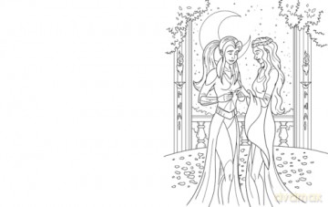 Romantasy Colouring Book - Hodder Children's Books [KSIĄŻKA]