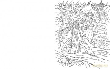 Romantasy Colouring Book - Hodder Children's Books [KSIĄŻKA]