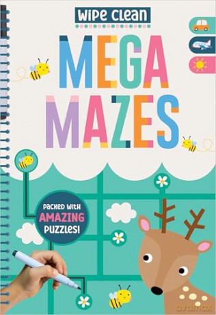 Wipe Clean: Mega Mazes - Amy Boxshall [KSIĄŻKA]