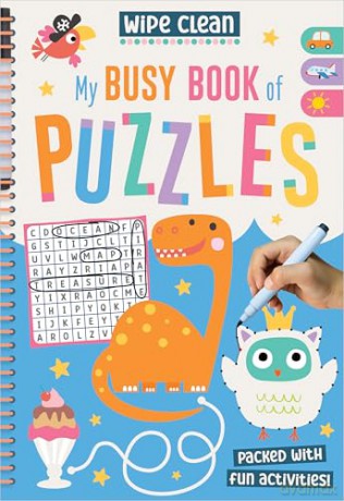 Wipe Clean: My Busy Book of Puzzles - Make Believe Ideas [KSIĄŻKA]