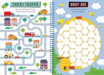 Wipe Clean: My Busy Book of Puzzles - Make Believe Ideas [KSIĄŻKA]