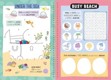Wipe Clean: My Busy Book of Puzzles - Make Believe Ideas [KSIĄŻKA]