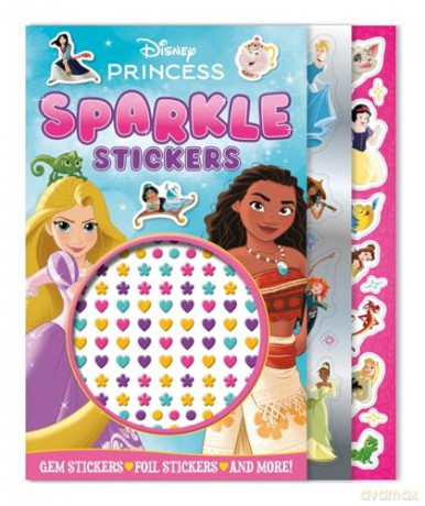 Disney Princess: Sparkle Stickers - Walt Disney [KSIĄŻKA]