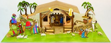 The First Christmas: Create Your Own Nativity Scene: Simple-To-Make Press-Out Model - Jan Lewis [KSIĄŻKA]