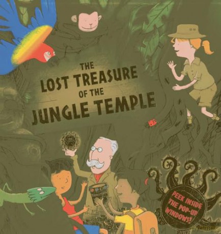 The Lost Treasure of the Jungle Temple: Peek Inside the 3D Windows! (Peek Inside the 3d Windows Popup Books) - Dereen Taylor [KSIĄŻKA]