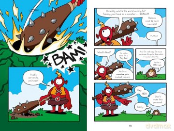 Tiny Hercules: A chaotically funny comic book adventure, perfect for Donut Squad fans! - Jon Lock [KSIĄŻKA]