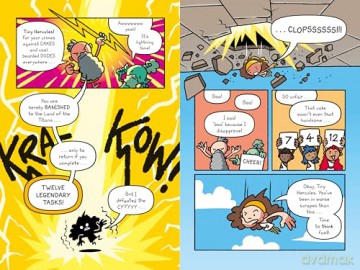 Tiny Hercules: A chaotically funny comic book adventure, perfect for Donut Squad fans! - Jon Lock [KSIĄŻKA]