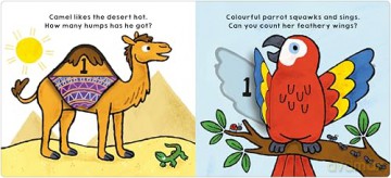 Animals: A lift-the-flap counting book (Let's Count to Ten!) - Priddy Books [KSIĄŻKA]