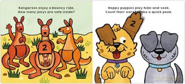 Animals: A lift-the-flap counting book (Let's Count to Ten!) - Priddy Books [KSIĄŻKA]