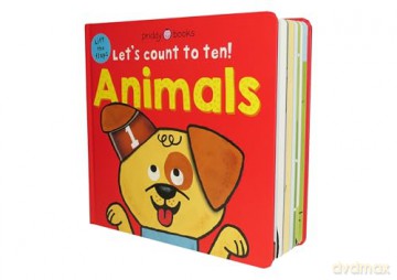 Animals: A lift-the-flap counting book (Let's Count to Ten!) - Priddy Books [KSIĄŻKA]