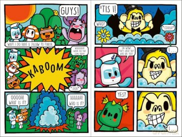 Cheesy Bob Strikes!: The bonkers comic series that kids can't stop giggling at!: Volume 4 (Happy Hills) - Sophy Henn [KSIĄŻKA]