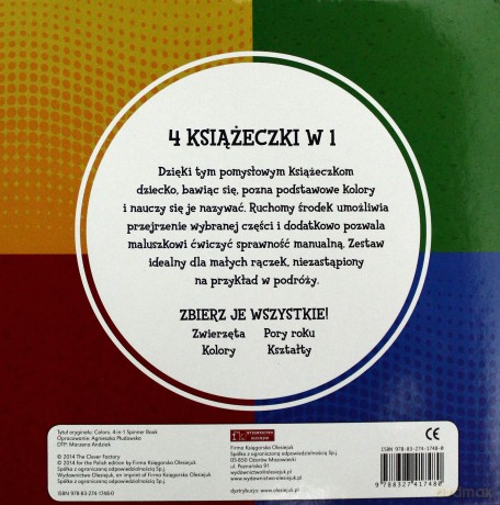 Kolory. 4 książeczki w 1 [KSIĄŻKA]