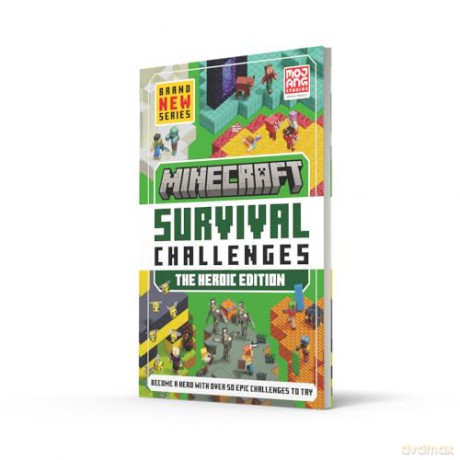 Minecraft Survival Challenges: The Heroic Edition: An official illustrated guide, perfect for fans, beginners and gamers of all ages - Mojang AB [KSIĄŻKA]