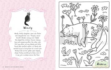 Rescue Cat Coloring Book: Featuring adorable, real-life rescues! - Madeleine Belanger [KSIĄŻKA]