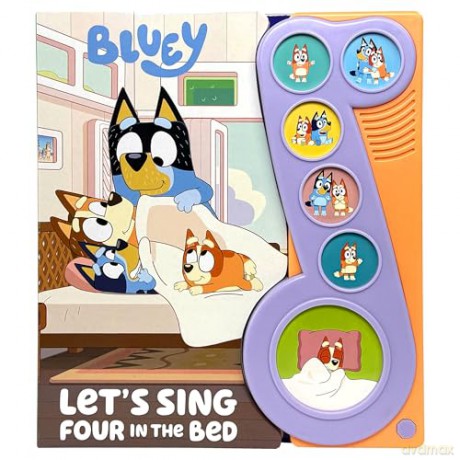 Bluey - Let's Sing Four in the Bed Music Sound Book - PI Kids - Pi Kids [KSIĄŻKA]