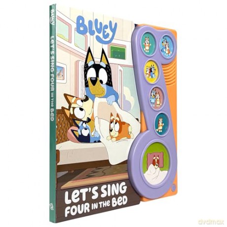 Bluey - Let's Sing Four in the Bed Music Sound Book - PI Kids - Pi Kids [KSIĄŻKA]