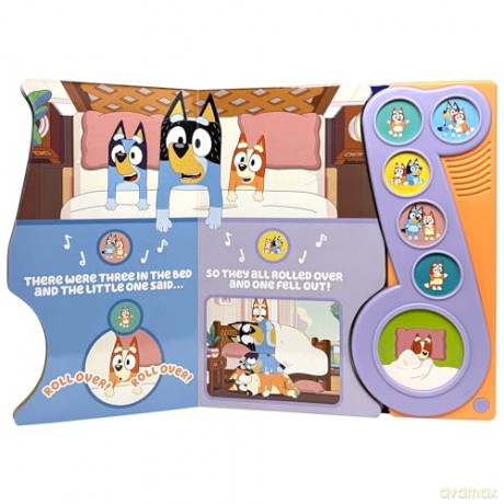 Bluey - Let's Sing Four in the Bed Music Sound Book - PI Kids - Pi Kids [KSIĄŻKA]