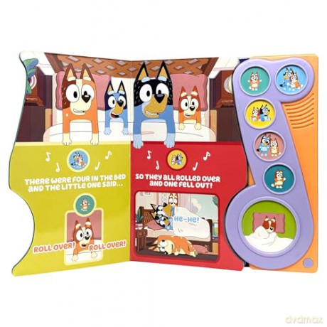 Bluey - Let's Sing Four in the Bed Music Sound Book - PI Kids - Pi Kids [KSIĄŻKA]