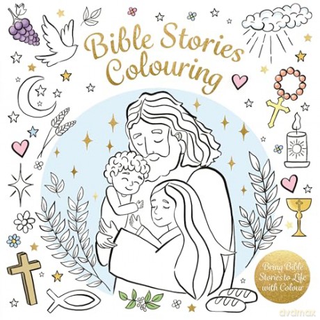 Bible Stories Colouring: An Engaging Colouring Book for Children - Kingfisher [KSIĄŻKA]