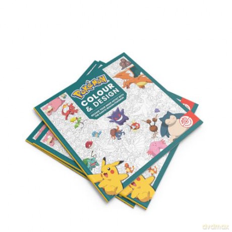 Pokémon Colour and Design: the official Pokémon colouring book for fans of the original game, relaxing and satifying. NEW for 2026! - Pokémon [KOMIKS]