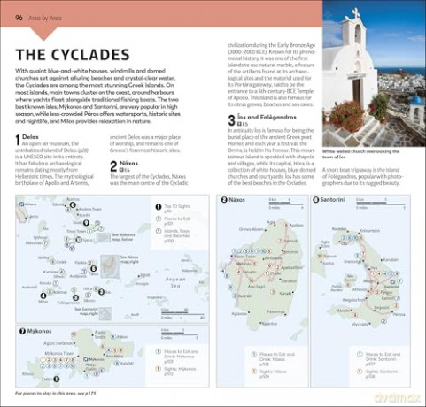 DK Top 10 Greek Islands: Top 10 lists for your perfect trip, plus an all-weather folded map (Pocket Travel Guide) [KSIĄŻKA]