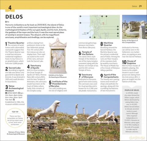 DK Top 10 Greek Islands: Top 10 lists for your perfect trip, plus an all-weather folded map (Pocket Travel Guide) [KSIĄŻKA]
