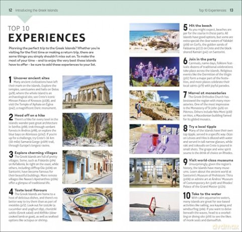 DK Top 10 Greek Islands: Top 10 lists for your perfect trip, plus an all-weather folded map (Pocket Travel Guide) [KSIĄŻKA]